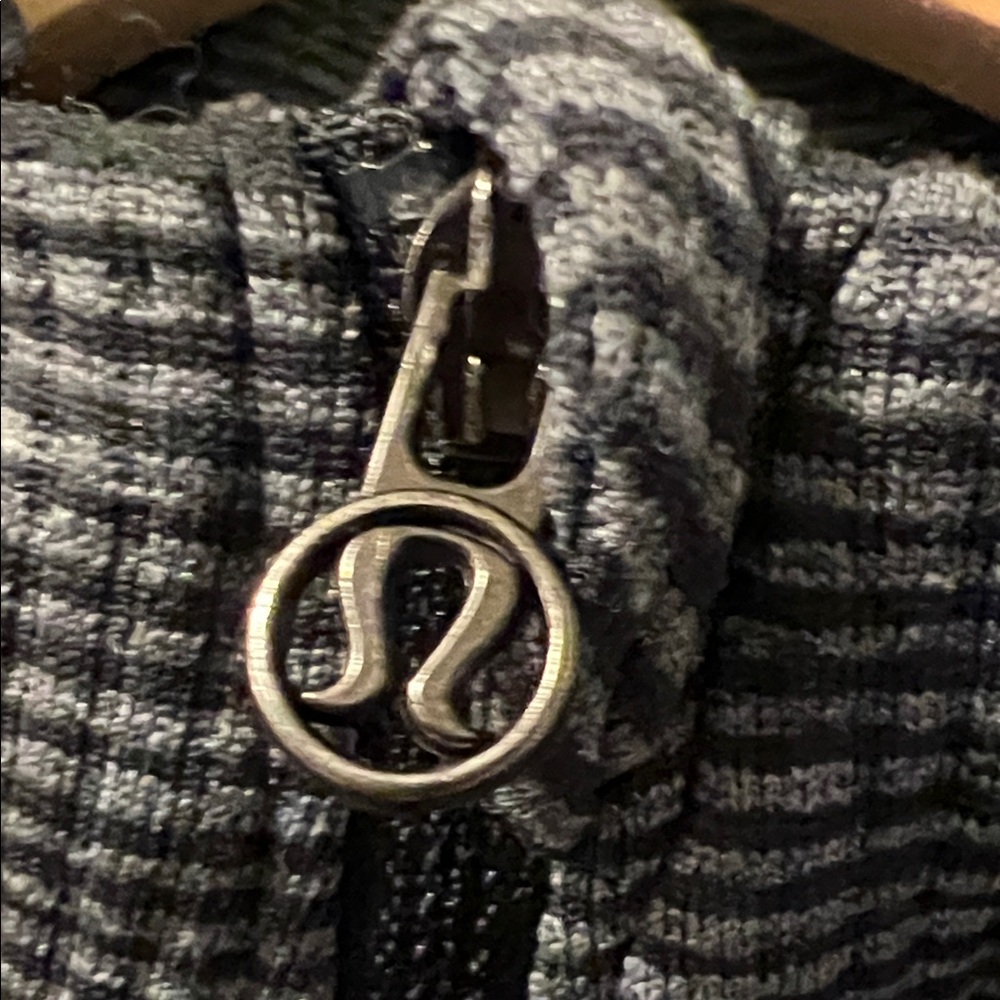 Lululemon Black and Gray Quarter-Zip Pullover - Picture 2 of 5